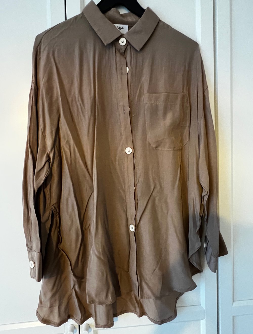 Luftige Bluse, auch super zum binden geeignet - One Size 36-44