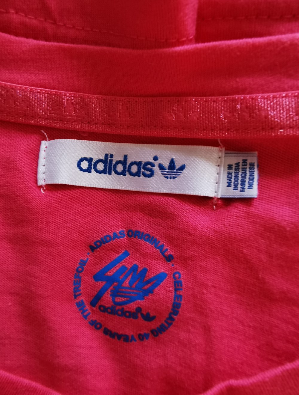 Adidas originals Tshirt Gr.M in pink Pailletten stretchig