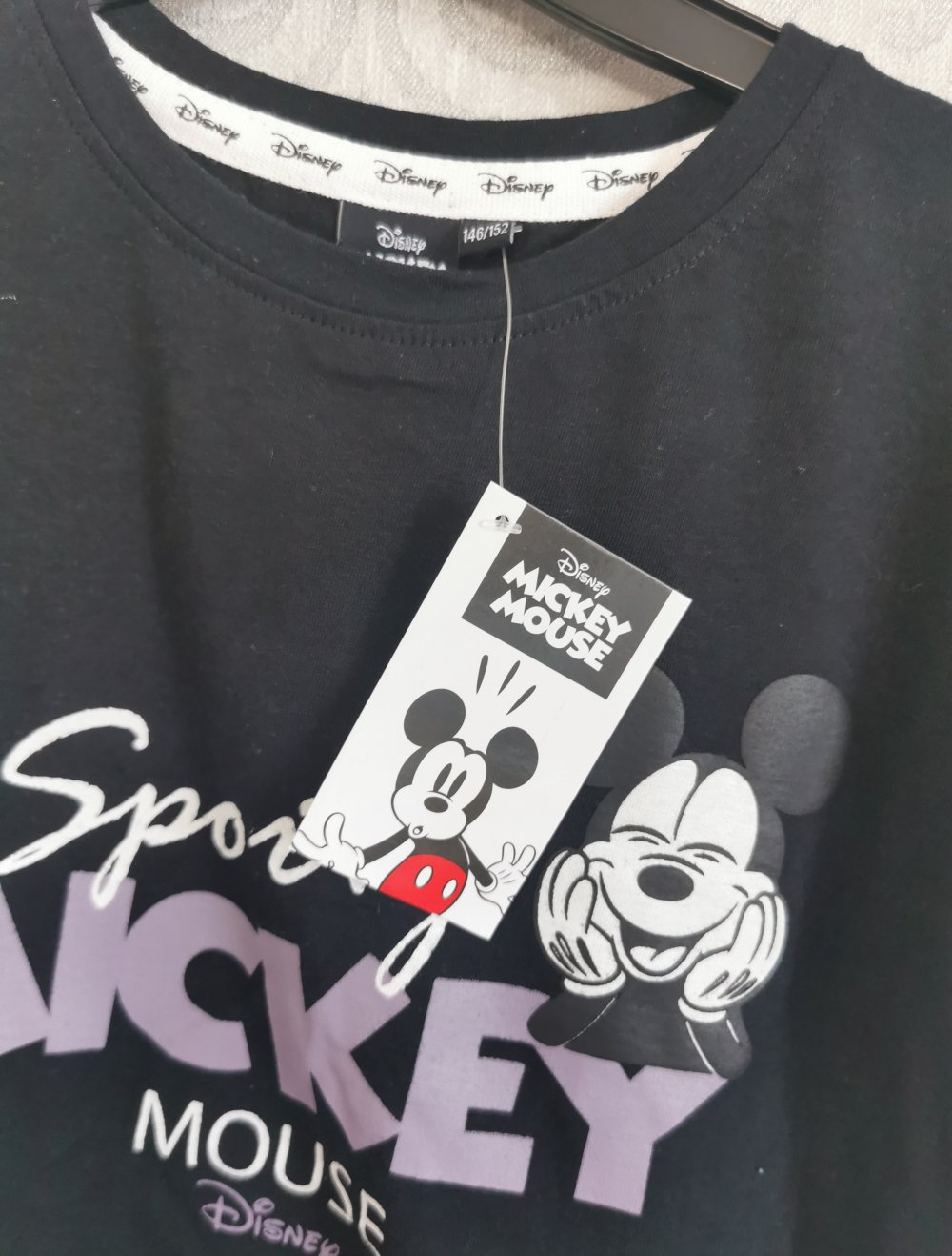 Mickey Maus Tshirt Gr. 146/ 152 schwarz Sporty Neu mit Etikett