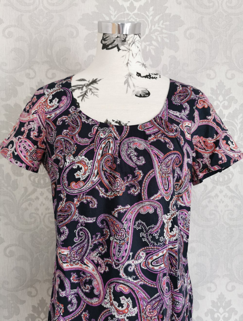 Esprit Kleid | Etuikleid Gr. M florales Muster 100% Baumwolle