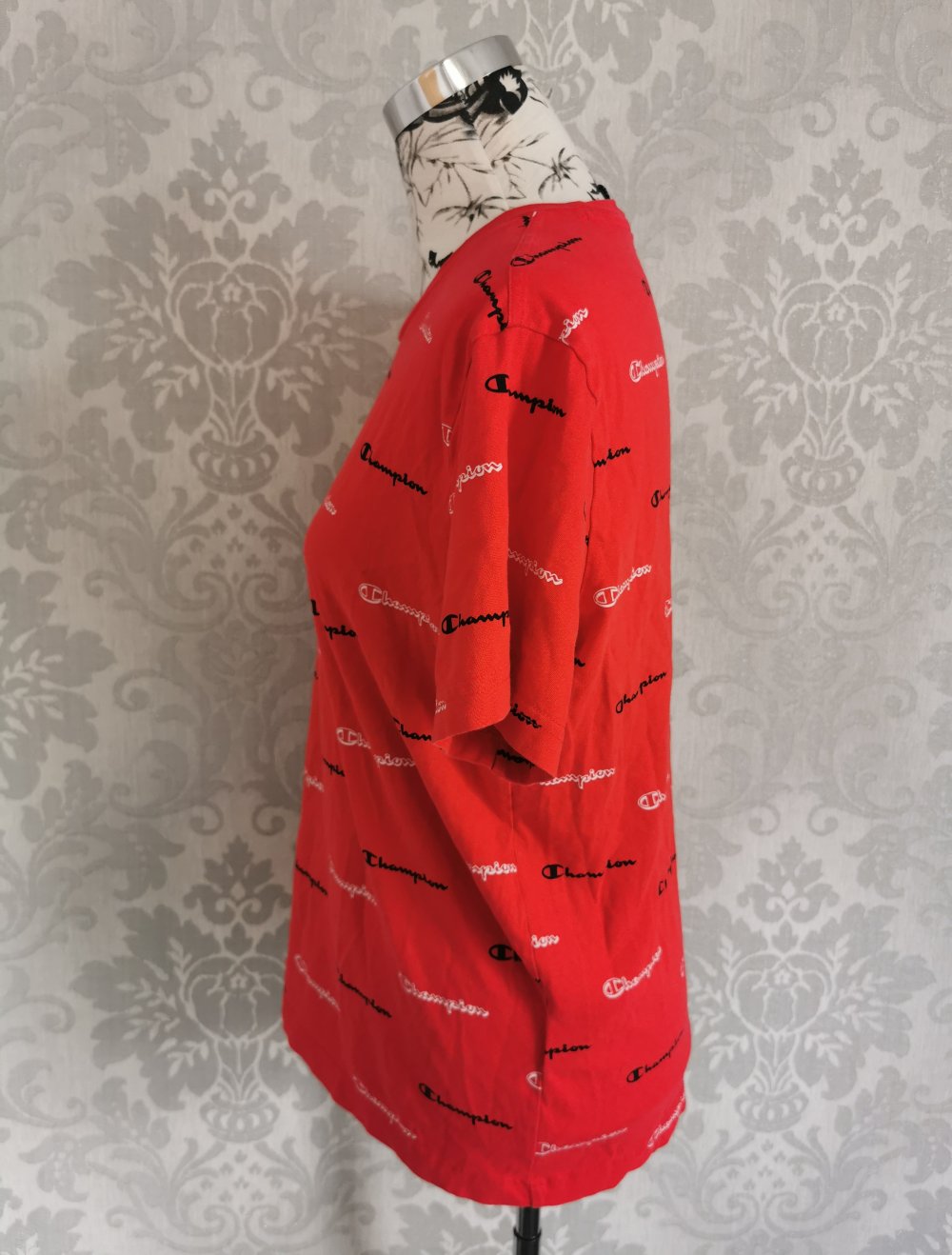 Champion Tshirt Gr. M in rot 100% Baumwolle