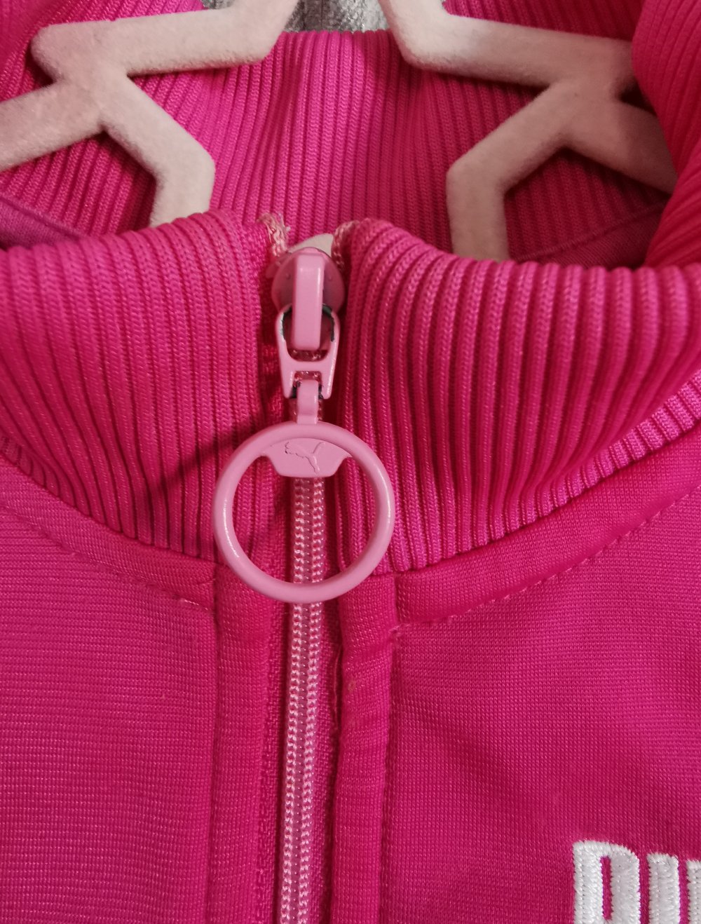 Puma Sweatjacke | Jacke Gr. 74 pink rosa