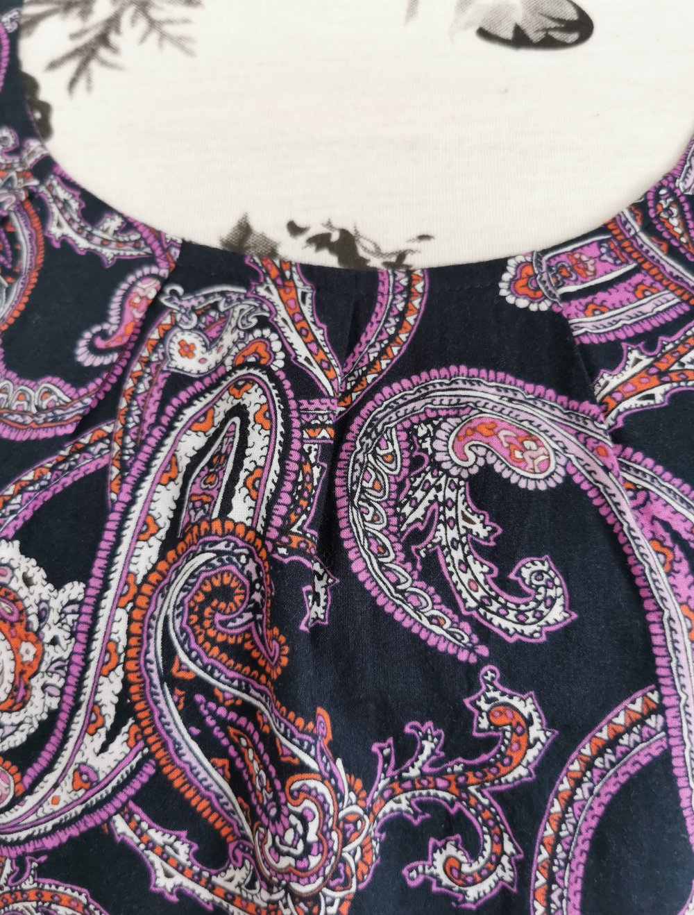 Esprit Kleid | Etuikleid Gr. M florales Muster 100% Baumwolle