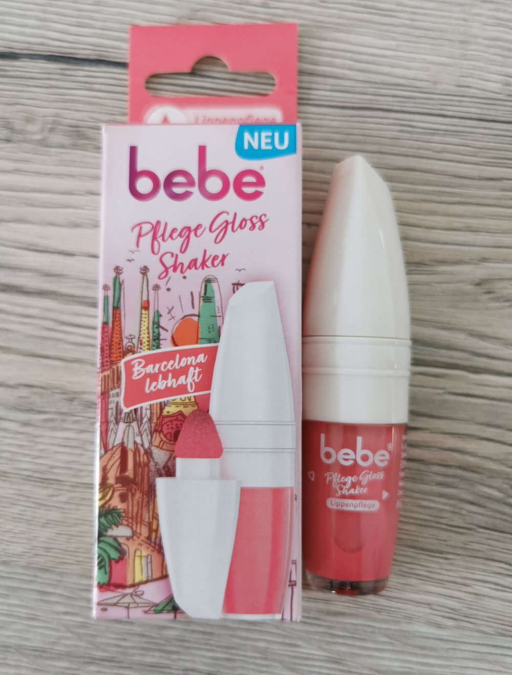 bebe Pflege Gloss Shaker 5ml   Barcelona lebhaft Neu