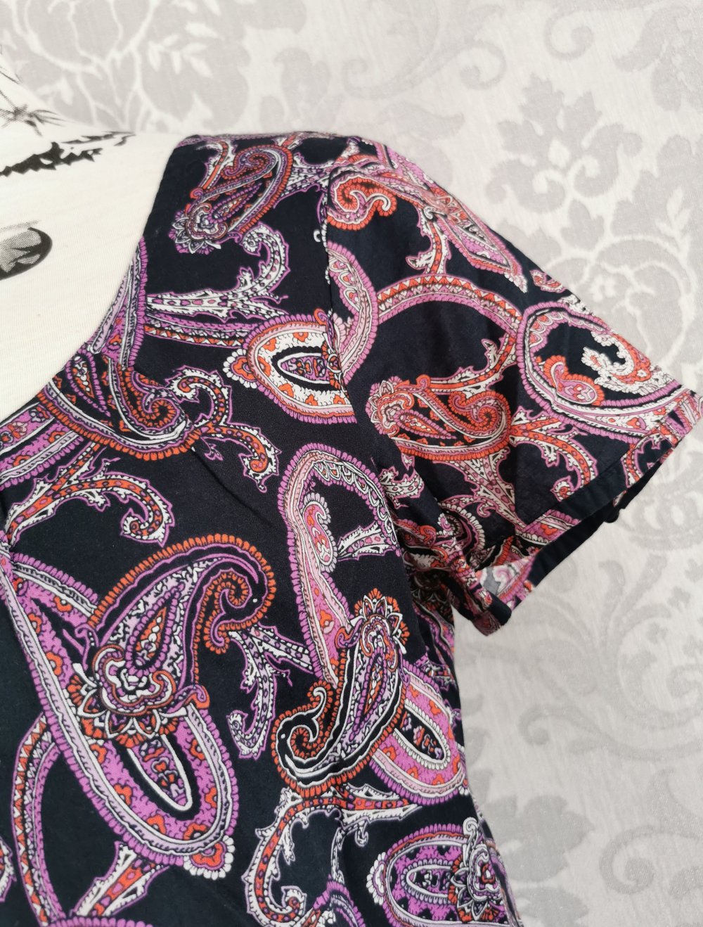 Esprit Kleid | Etuikleid Gr. M florales Muster 100% Baumwolle