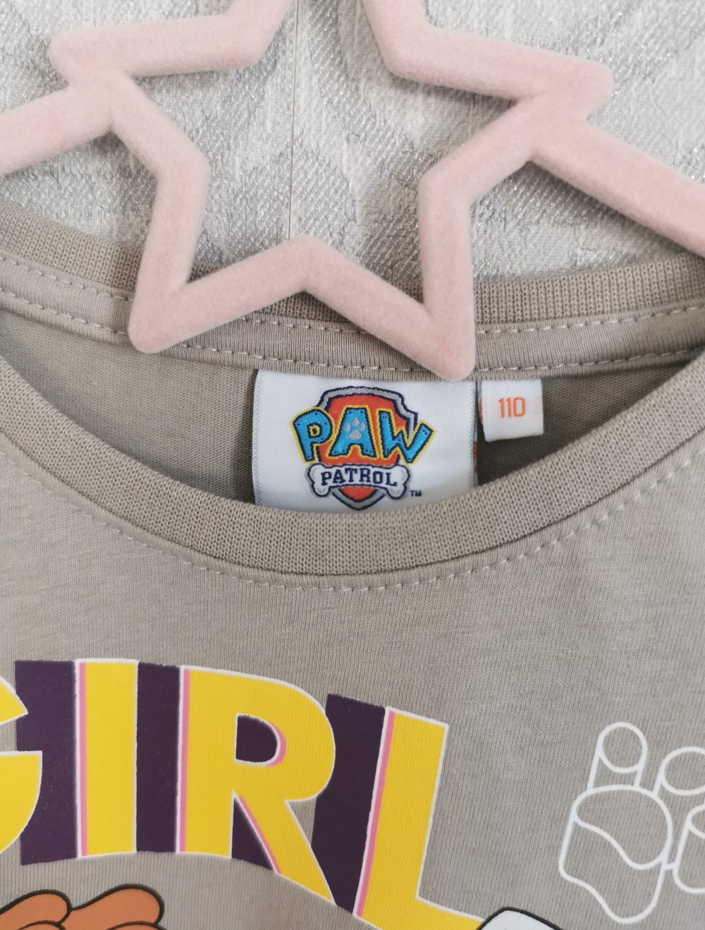 Paw Patrol Langarmshirt Gr. 110 in hellbraun Neu mit Etikett