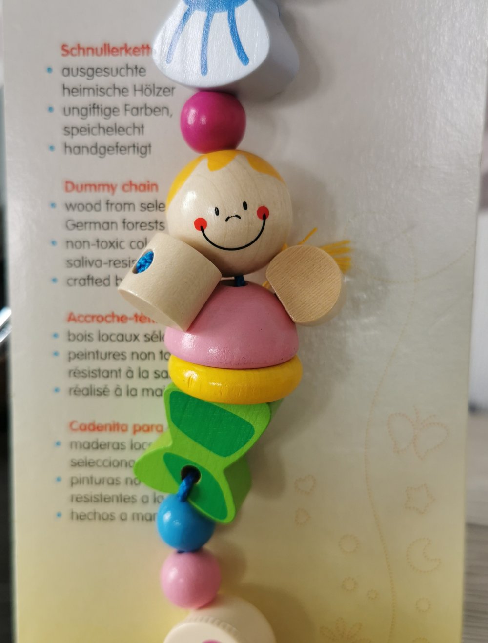 Heimess Schnullerkette Meerjungfrau Neu mit Etikett