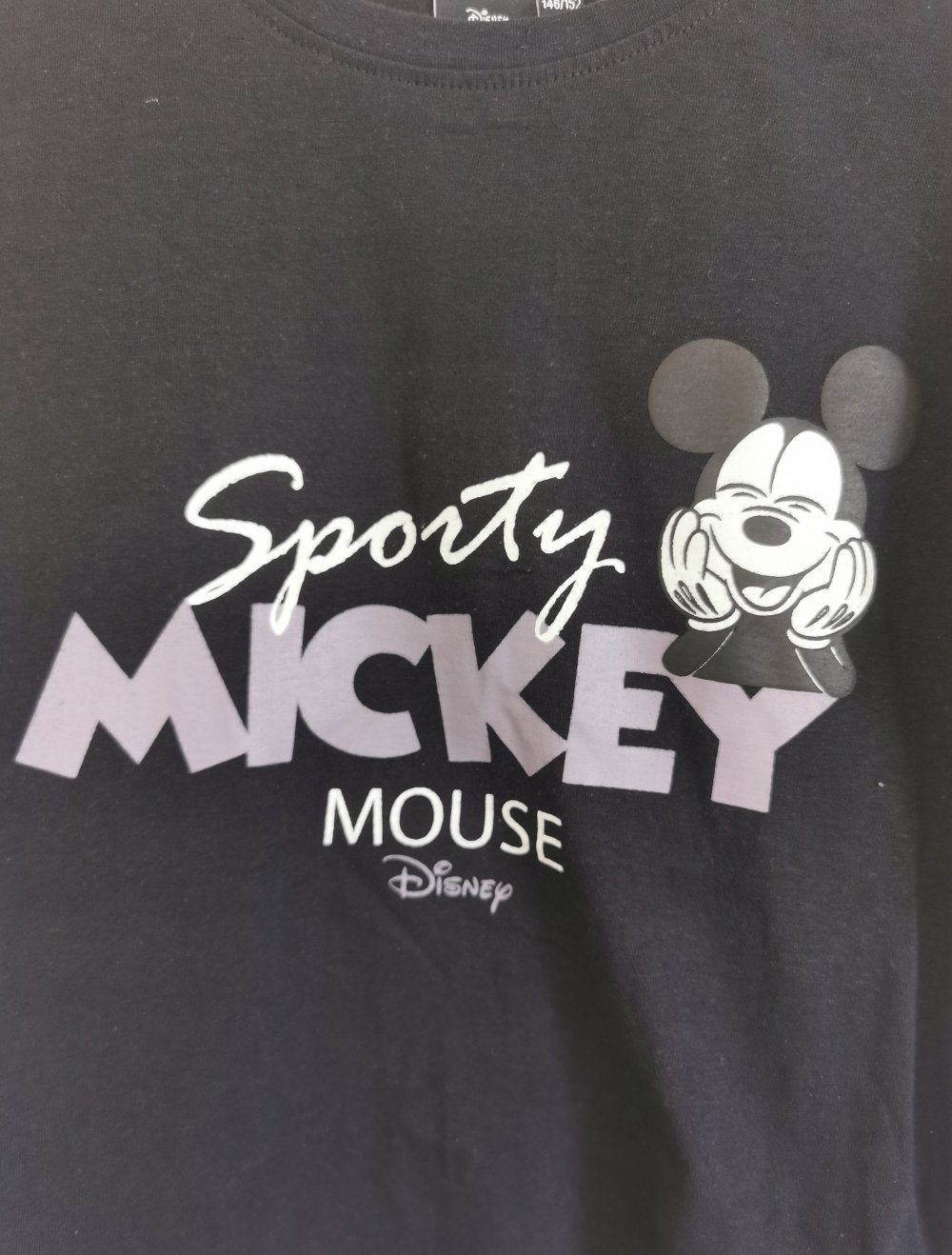 Mickey Maus Tshirt Gr. 146/ 152 schwarz Sporty Neu mit Etikett