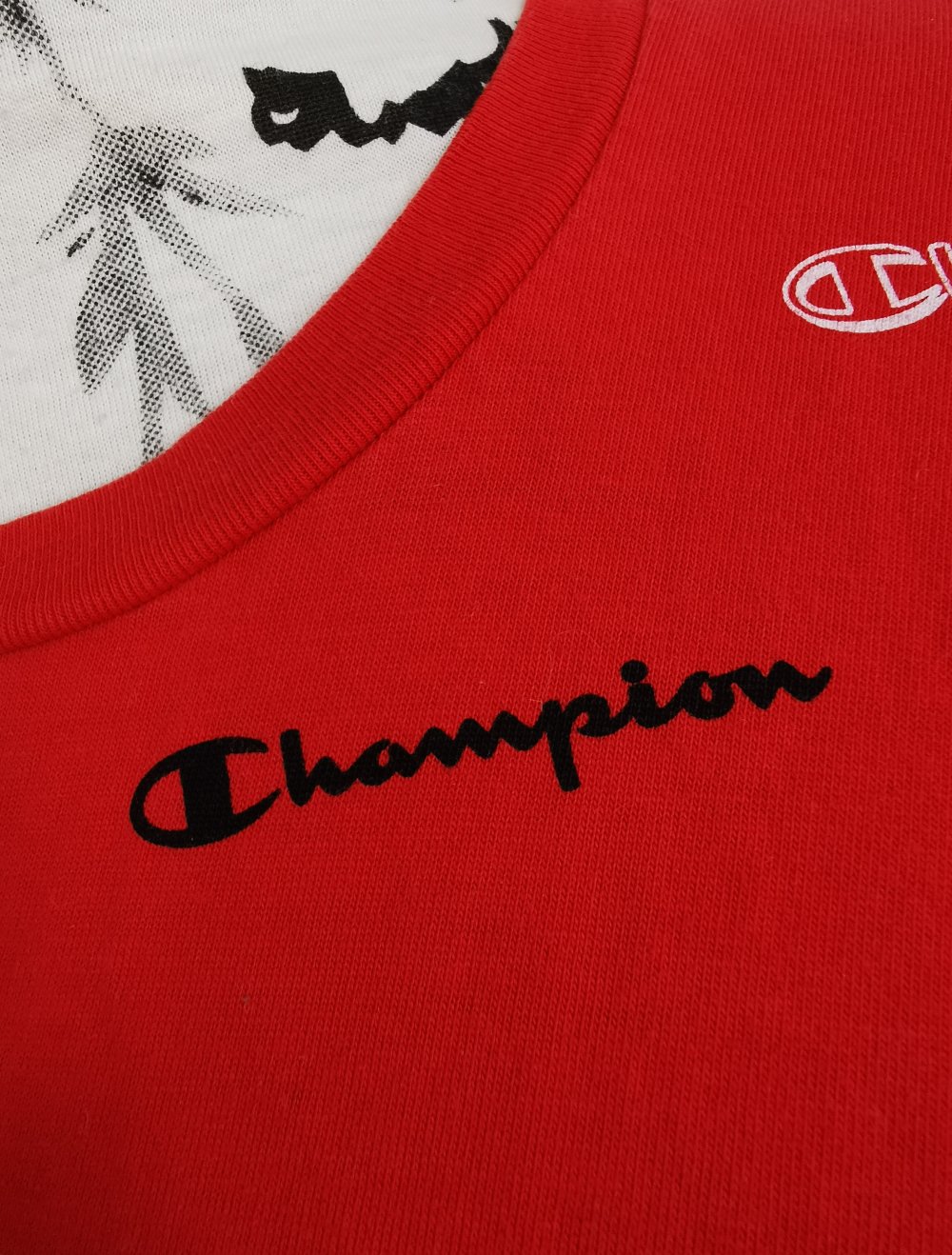 Champion Tshirt Gr. M in rot 100% Baumwolle