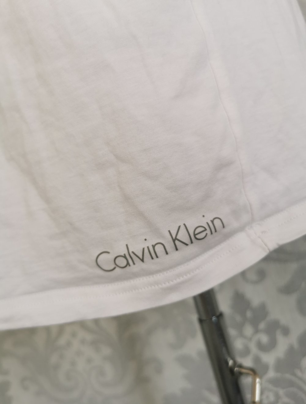 Calvin Klein Tshirt Gr. XL in weiß stretchig top Zustand