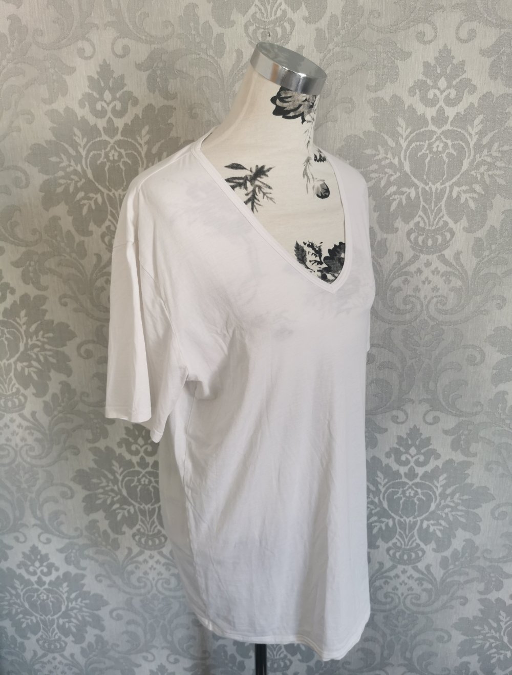 Calvin Klein Tshirt Gr. XL in weiß stretchig top Zustand