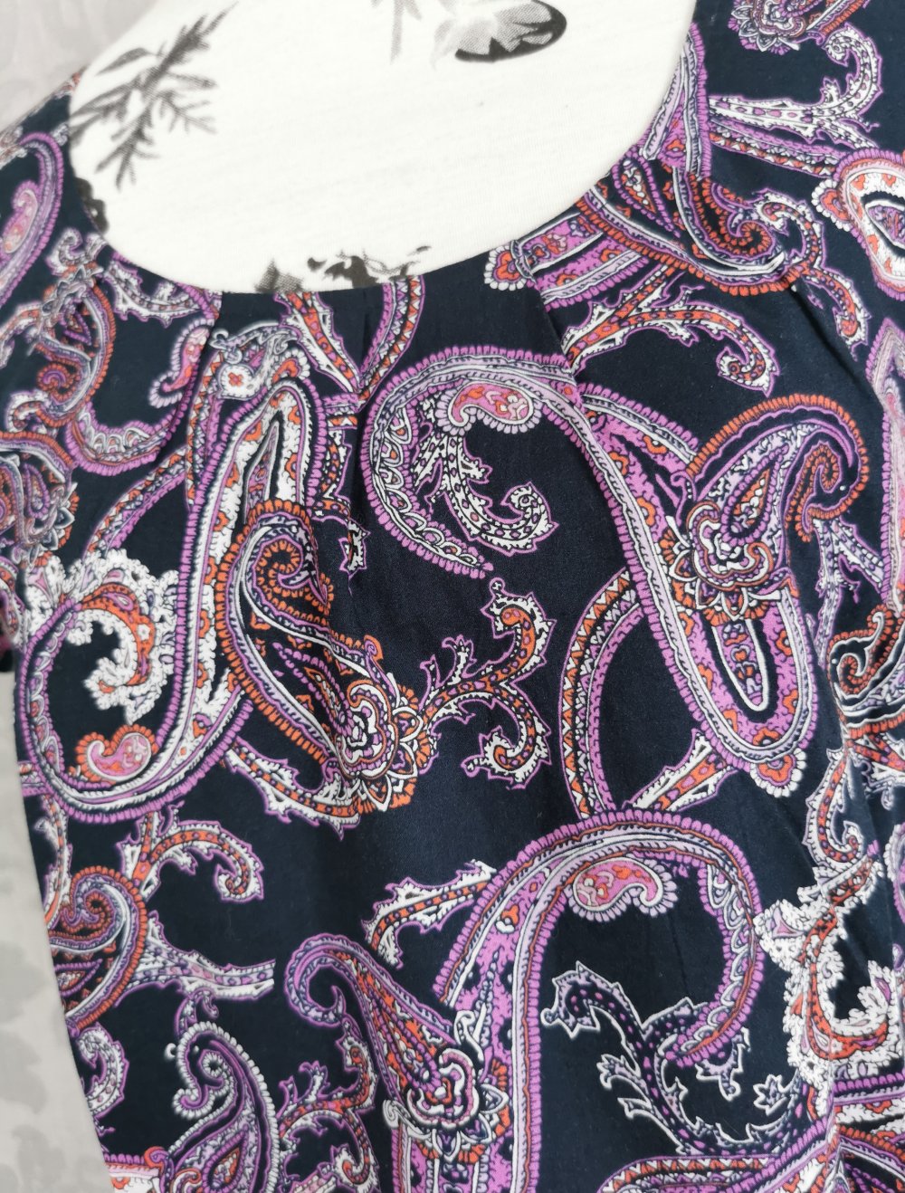 Esprit Kleid | Etuikleid Gr. M florales Muster 100% Baumwolle