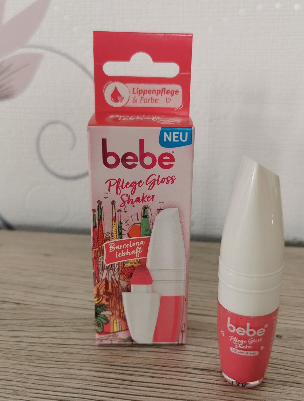 bebe Pflege Gloss Shaker 5ml   Barcelona lebhaft Neu