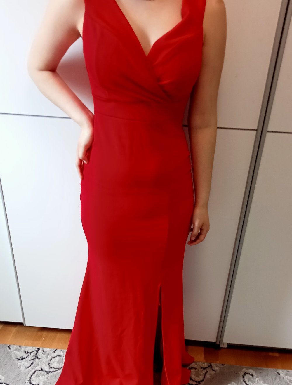 Abendkleid Ballkleid rot Kleid