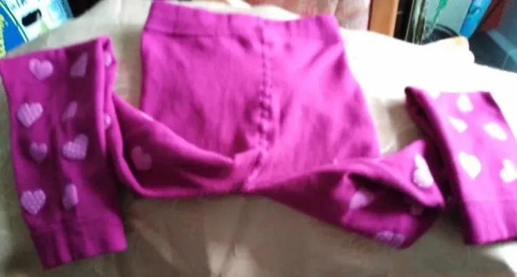 Strumpfhose in pink ohne Füße - Gr. 122-128 - Ergee