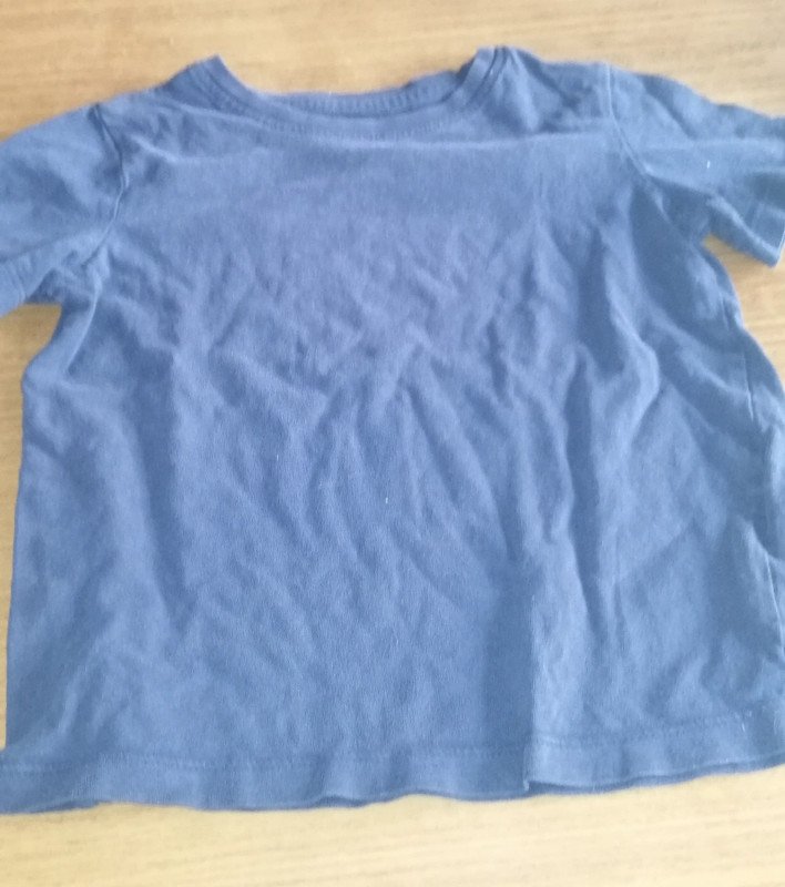 Dunkelblaues Shirt - Gr. 98/104 - Basic H&M