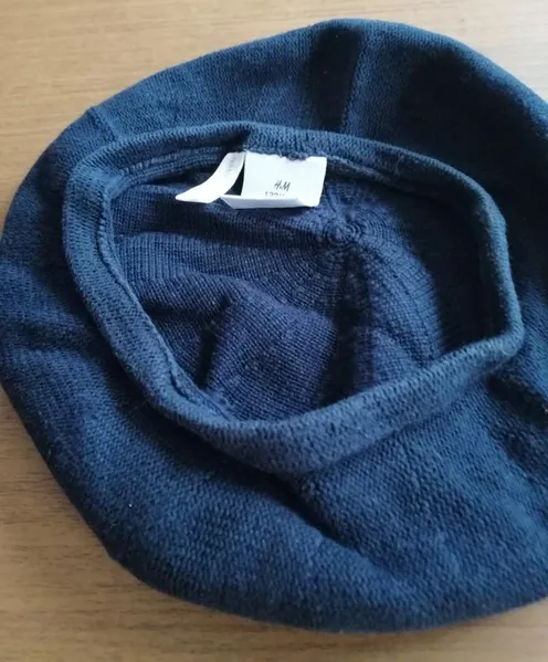 Dunkelblaue Mütze - Gr. 122/140 - H&M