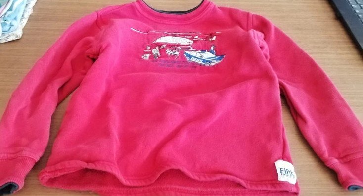 Rotes Sweatshirt - Gr. 128/134 - Salt and Pepper  