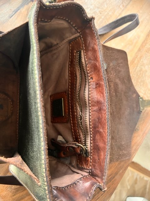 kleine Handtasche - Marke Campomagg1 Teodorano, made in Italy