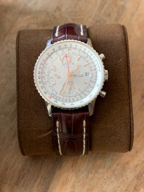 Breitling-Chronograph 41, 18-karätiges Rotgold-Perlmutt