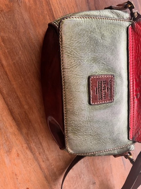 kleine Handtasche - Marke Campomagg1 Teodorano, made in Italy