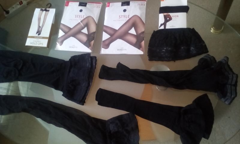 Halterlose Strümpfe ** 5 Paar ** Neu und ungetragen, gute Qualität **