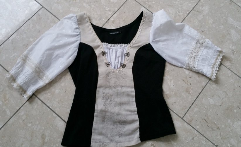 Exclusives Trachtenblusenshirt Gr.42 Stockerpoint 