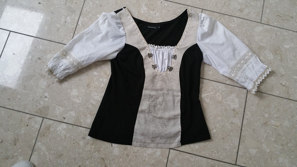Exclusives Trachtenblusenshirt Gr.42 Stockerpoint 