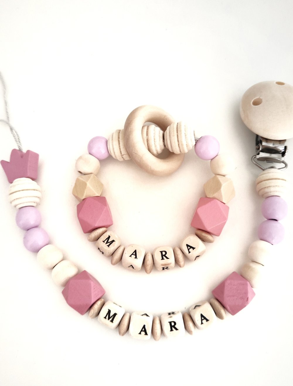 Schnullerkette, Greiffling & Kinderwagenkette