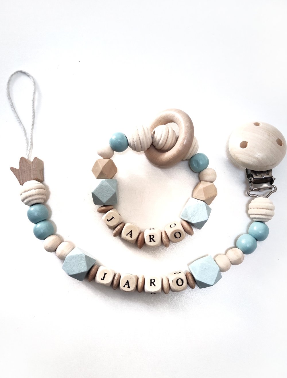 Schnullerkette, Greiffling & Kinderwagenkette