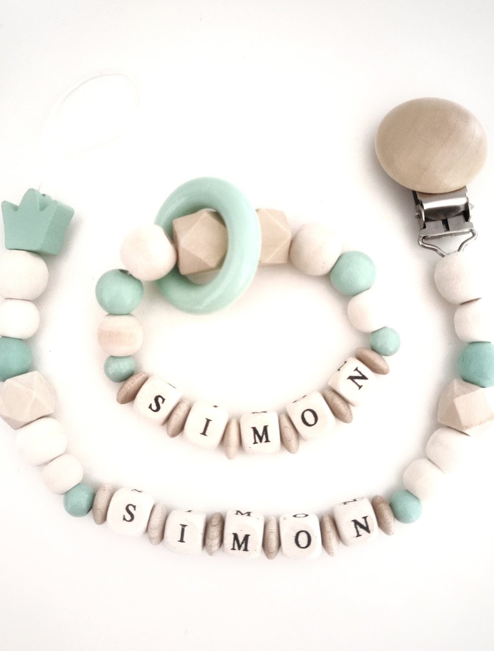 Schnullerkette, Greiffling & Kinderwagenkette