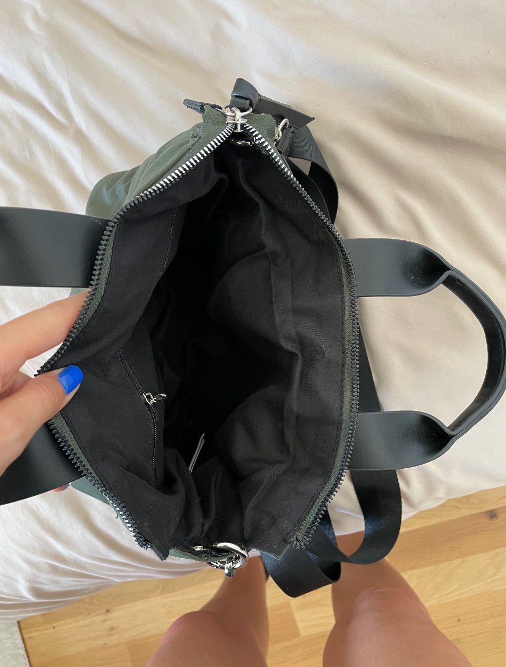 Hübsche Kaki-Grün Handtasche