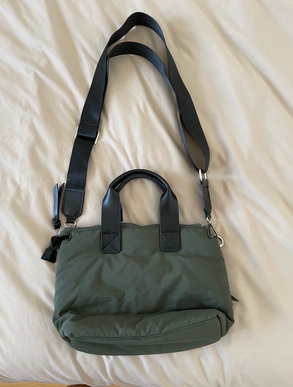 Hübsche Kaki-Grün Handtasche