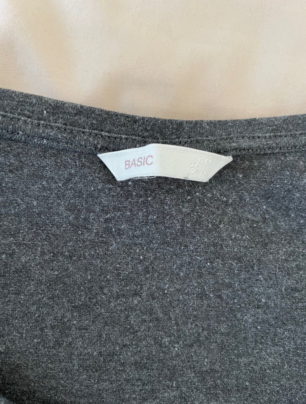 Basic Kleid Grau H&M