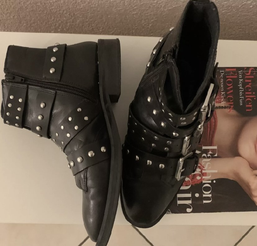 Nieten Booties neuwertig 37