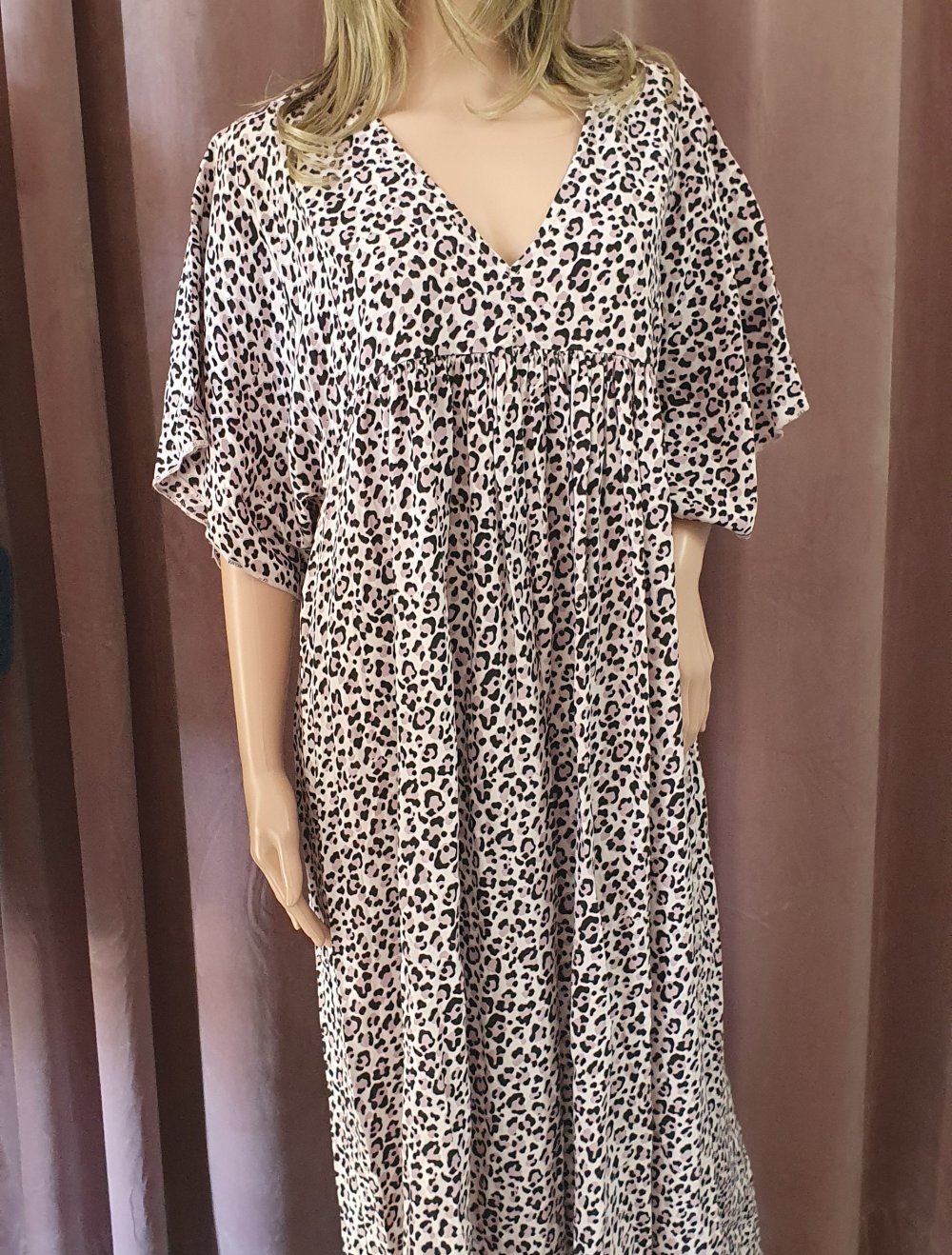 Maxikleid mit schickem Print