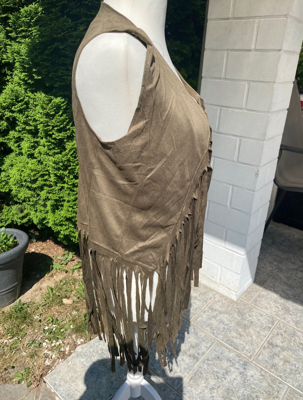 Hippie- Fransenjacke, leicht, 42