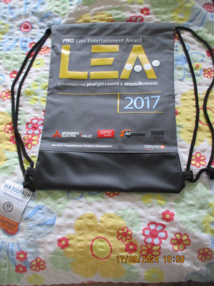 Original LEA Award premium Gymsack Edition 2017