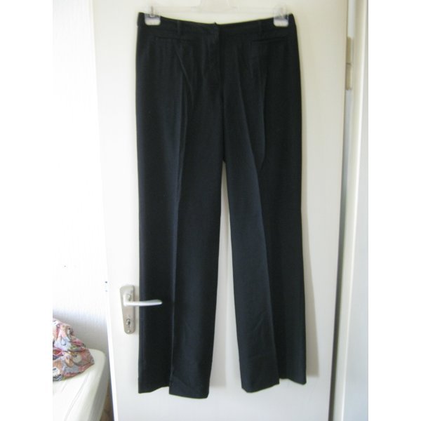 schwarze Anzugshose