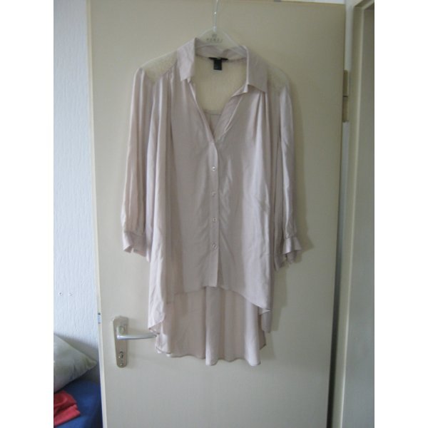 Longbluse creme