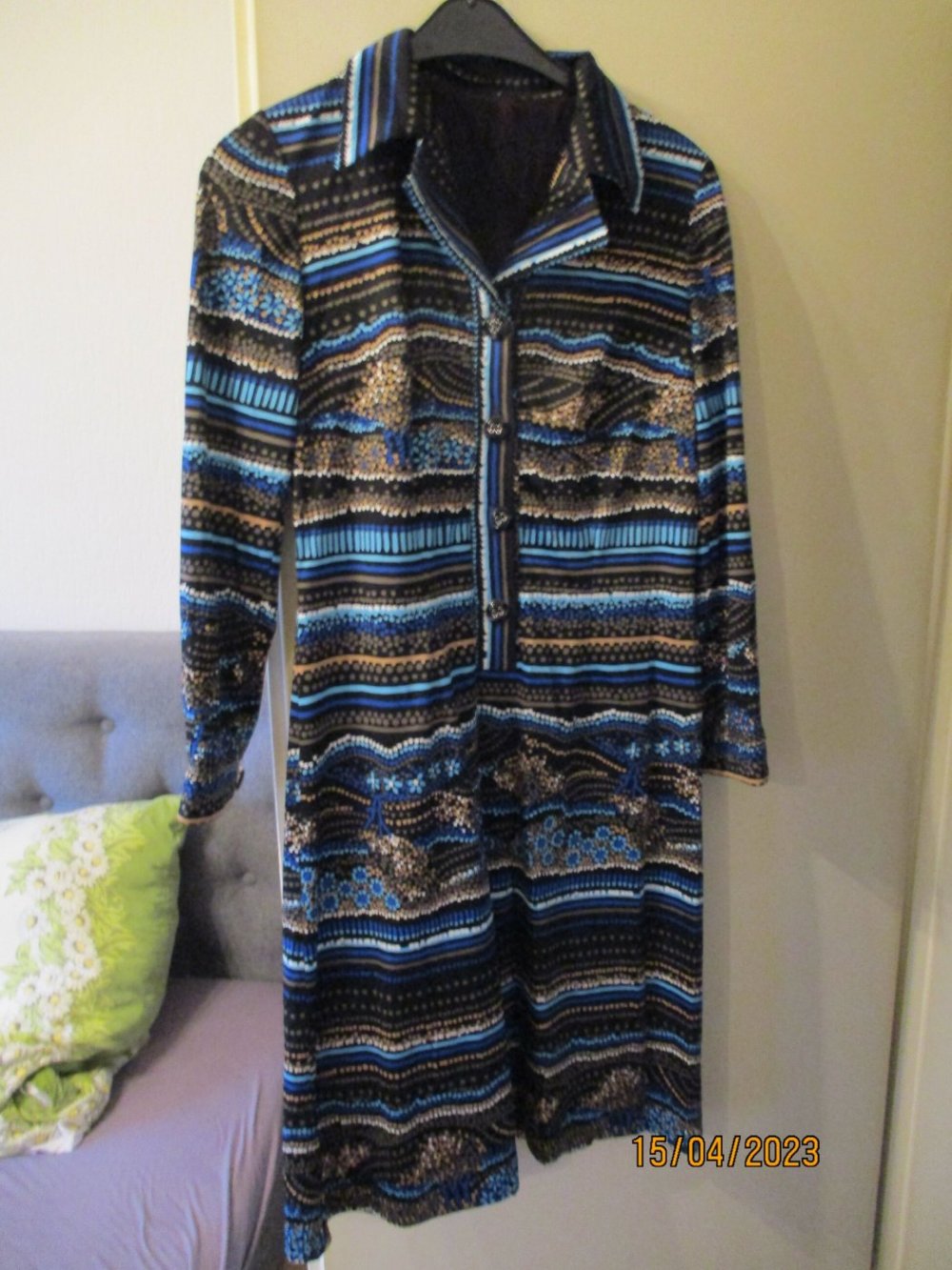 Vintage-Kleid Größe 42/44