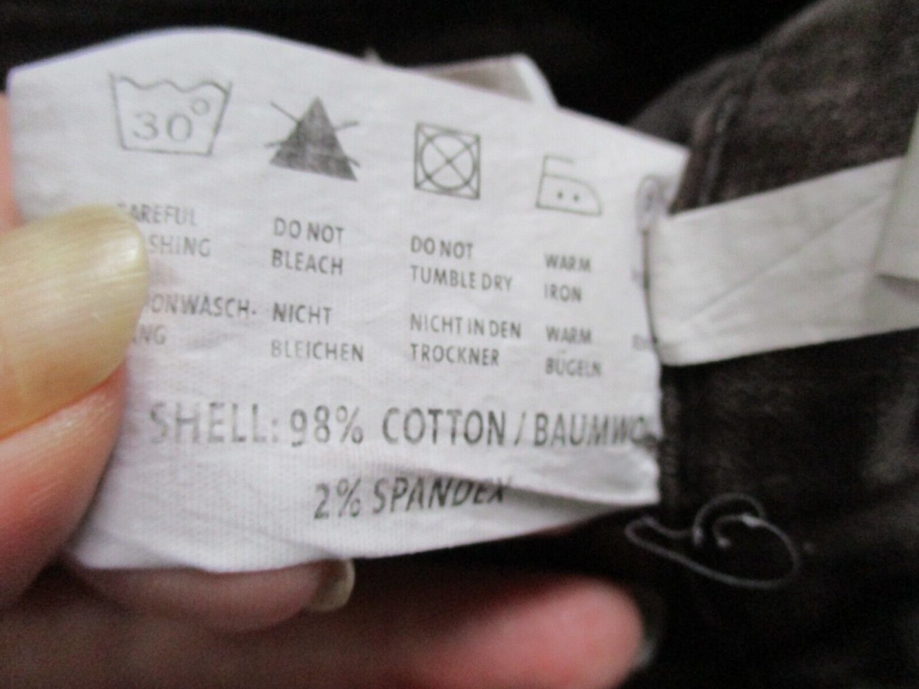 braune Jeans extralang von Street One W 33