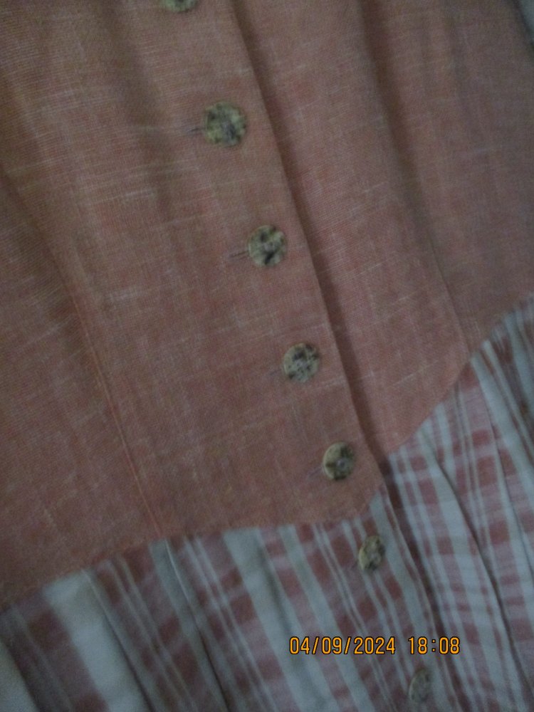 orange/beiges Vintage-Dirndl Größe 40