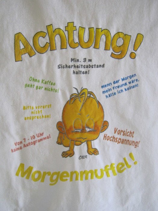 Big Shirt Größe XL