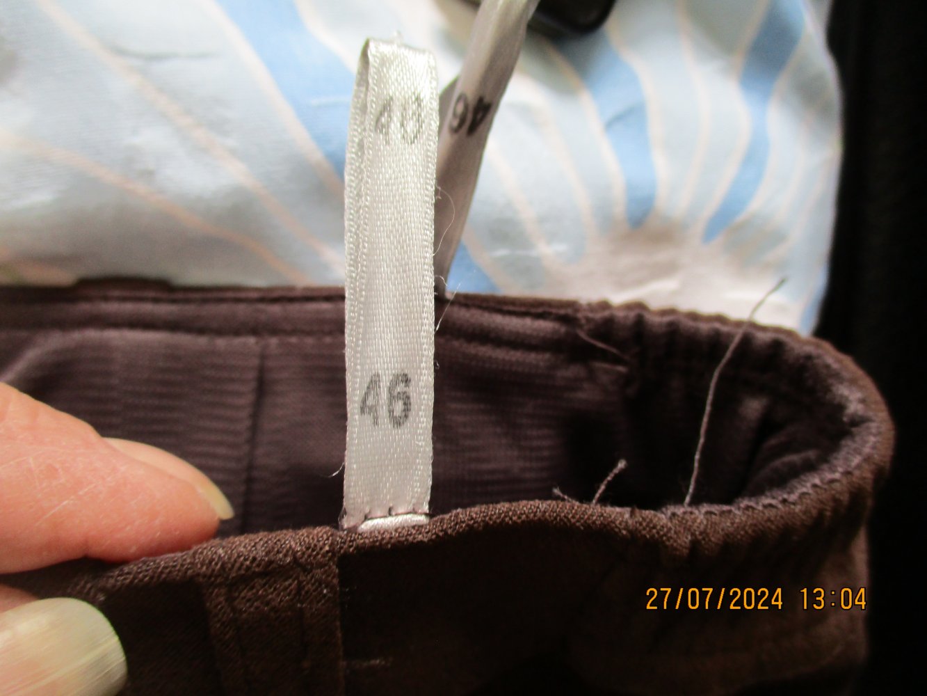 brauner Rock von Sylbo Größe 46