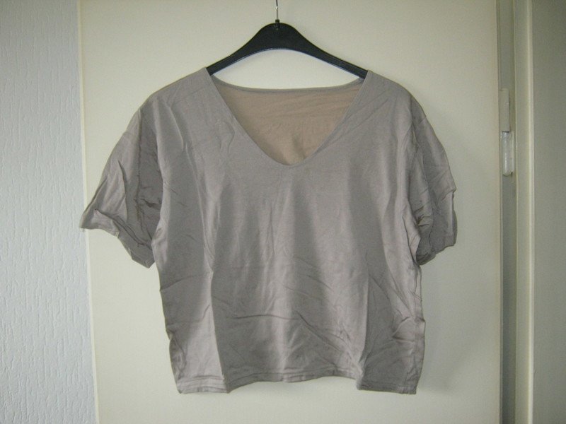 grau/beiges T-Shirt Größe XL