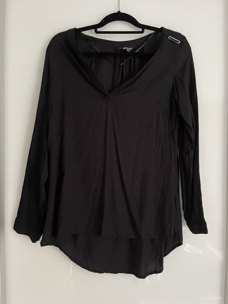 schicke schwarze Bluse