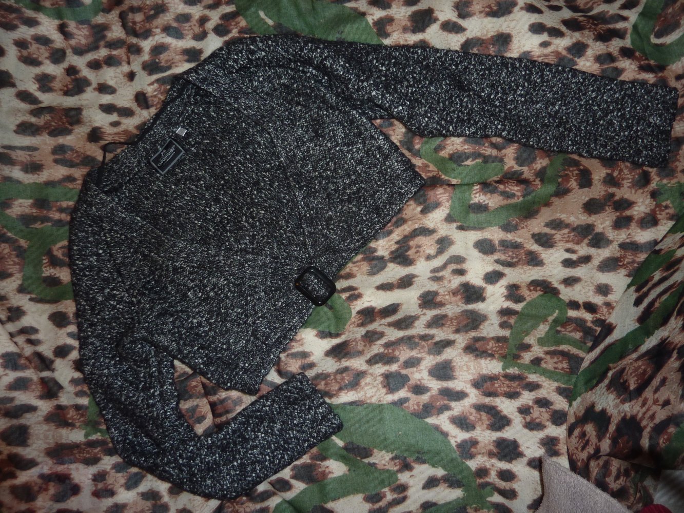 Damen Bolero L 40 42 44 warm Strickjacke kurz Winterjacke NEUwertig