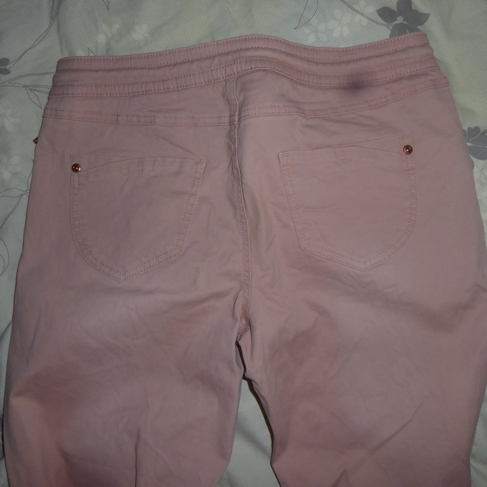 Damen Hose Röhre neuwertig 40 M evtl 42 rosa Rainbow Baumwolle Sommerhose keine Jeans