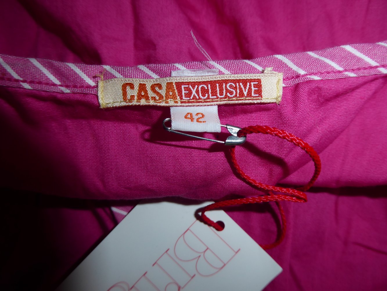 Kleid Sommerkleid 42 wie 40 M NEU Trägerkleid Hängerchen pink blau Baumwolle